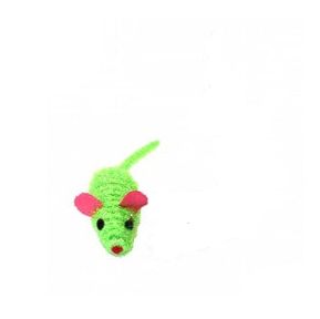 Fiesta Green Glittery Mice Cat Toy with Elastic Tail RRP 99p CLEARANCE XL 89p or 2 for £1.50